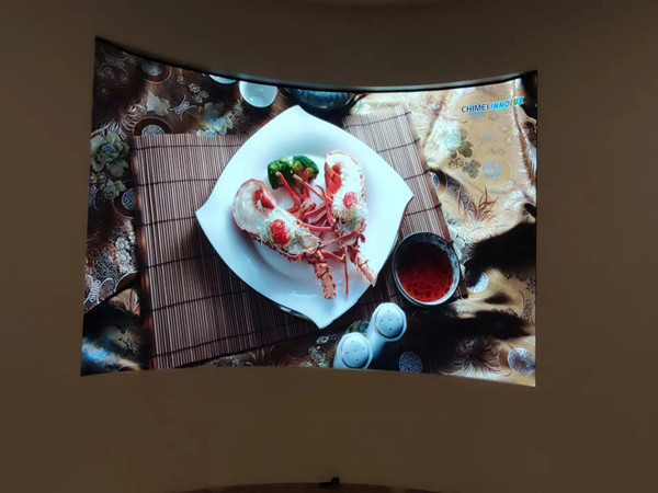 蒸湘室内P2.5弧形LED屏